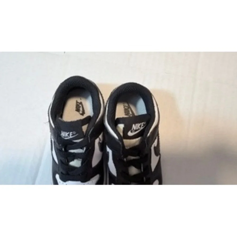 Nike Dunk Low Panda Black White Sneakers CW1589-100 Kids Size 6C